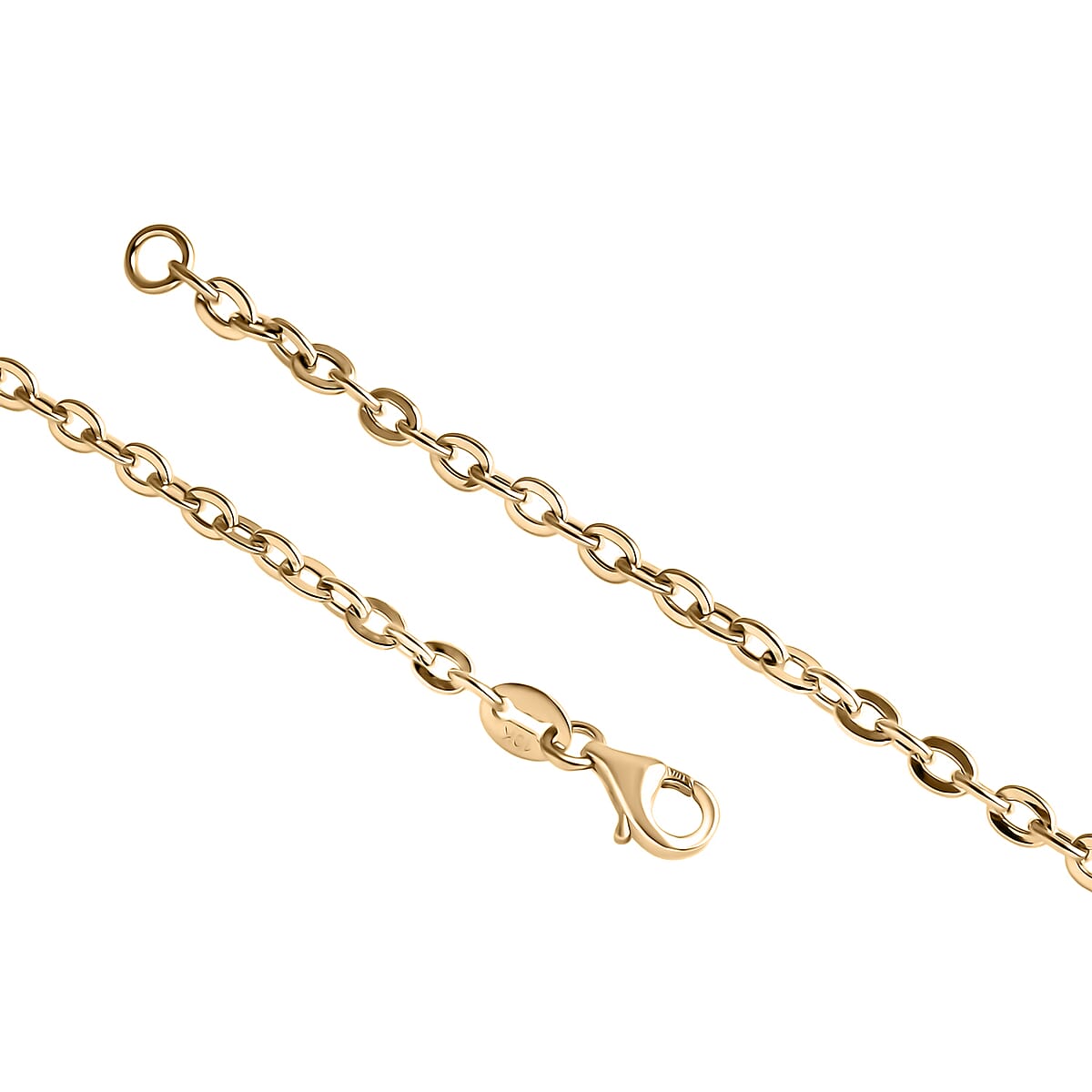 Doorbuster Rolo Link Chain Bracelet in 10K Yellow Gold (6.50 In) 0.93 Grams image number 3
