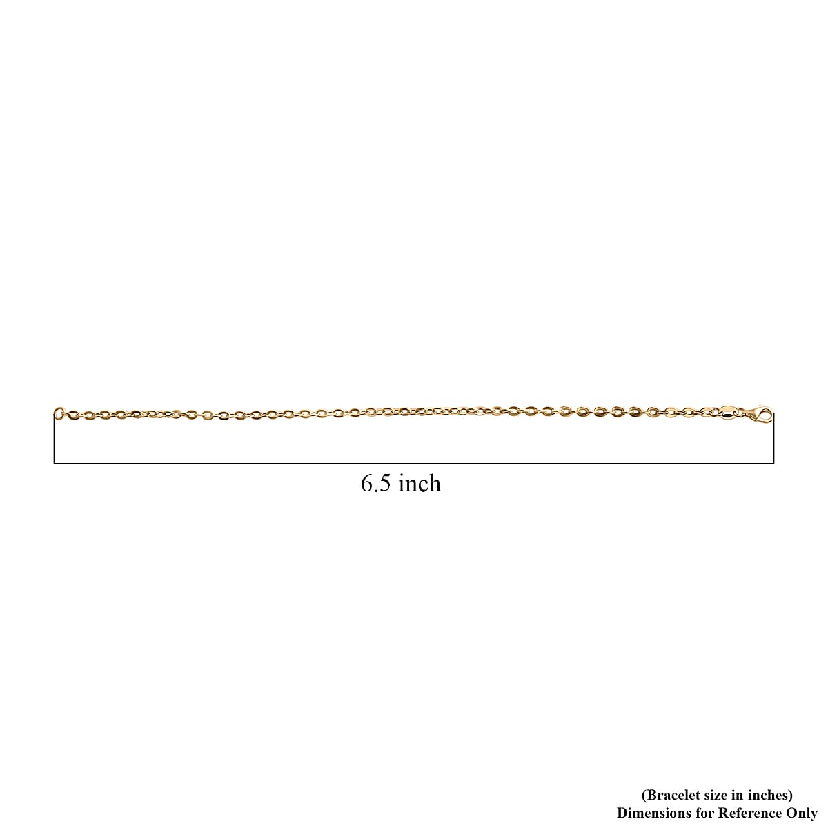 Doorbuster Rolo Link Chain Bracelet in 10K Yellow Gold (6.50 In) 0.93 Grams image number 4