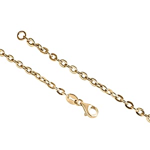 Doorbuster Rolo Link Chain Bracelet in 10K Yellow Gold (7.25 In) 1 Grams