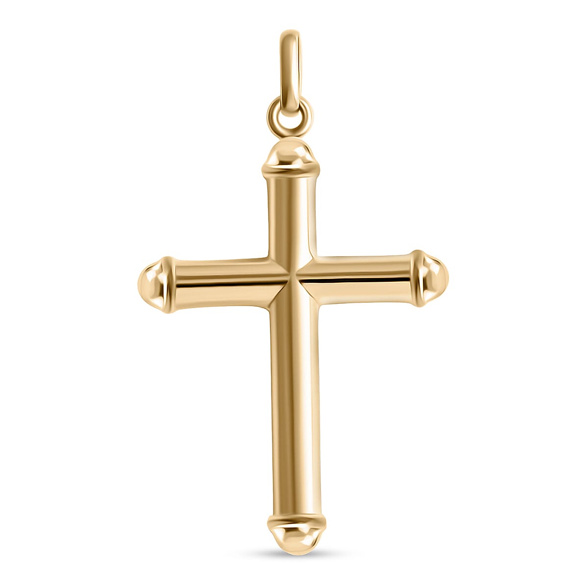 Doorbuster Cross Pendant without Chain in 10K Yellow Gold 1.35 Grams image number 0