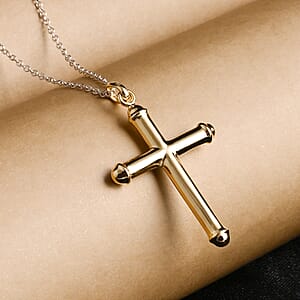 Doorbuster Cross Pendant without Chain in 10K Yellow Gold 1.35 Grams