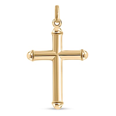 Cross Pendant without Chain in 10K Yellow Gold 1.35 Grams