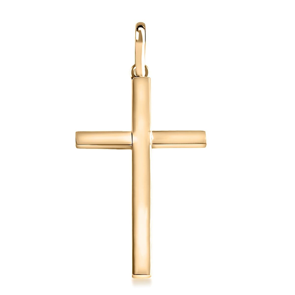 Doorbuster Cross Pendant without Chain in 10K Yellow Gold 0.75 Grams image number 0