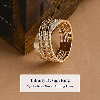Luxoro 10K Yellow Gold Weave Ring 3.08 Grams (Size 11.0)