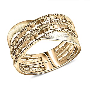 10K Yellow Gold Infinity Ring 3.08 Grams (Size 6.0)