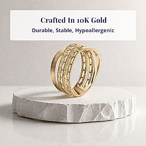 10K Yellow Gold Infinity Ring 3.08 Grams (Size 9.0)