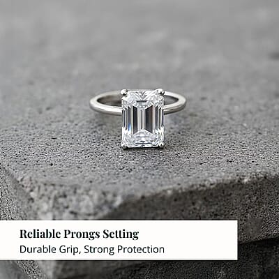 IGI Certified Luxuriant Lab Grown Diamond G VS 3.00 ctw Solitaire Ring in 950 Platinum (Size 5.0) 5 Grams