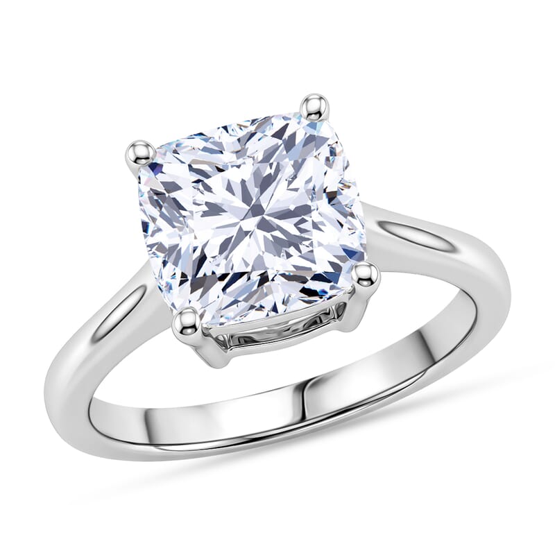 IGI Certified Luxuriant Lab Grown Diamond G VS 3.00 ctw Solitaire Ring in 950 Platinum (Size 10.0) 5.35 Grams