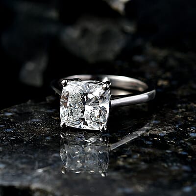 IGI Certified Luxuriant Lab Grown Diamond G VS 3.00 ctw Solitaire Ring in 950 Platinum (Size 6.0) 5.20 Grams