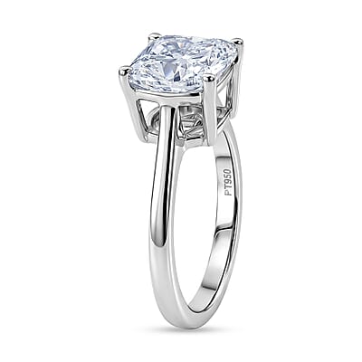 IGI Certified Luxuriant Lab Grown Diamond G VS 3.00 ctw Solitaire Ring in 950 Platinum (Size 6.0) 5.20 Grams