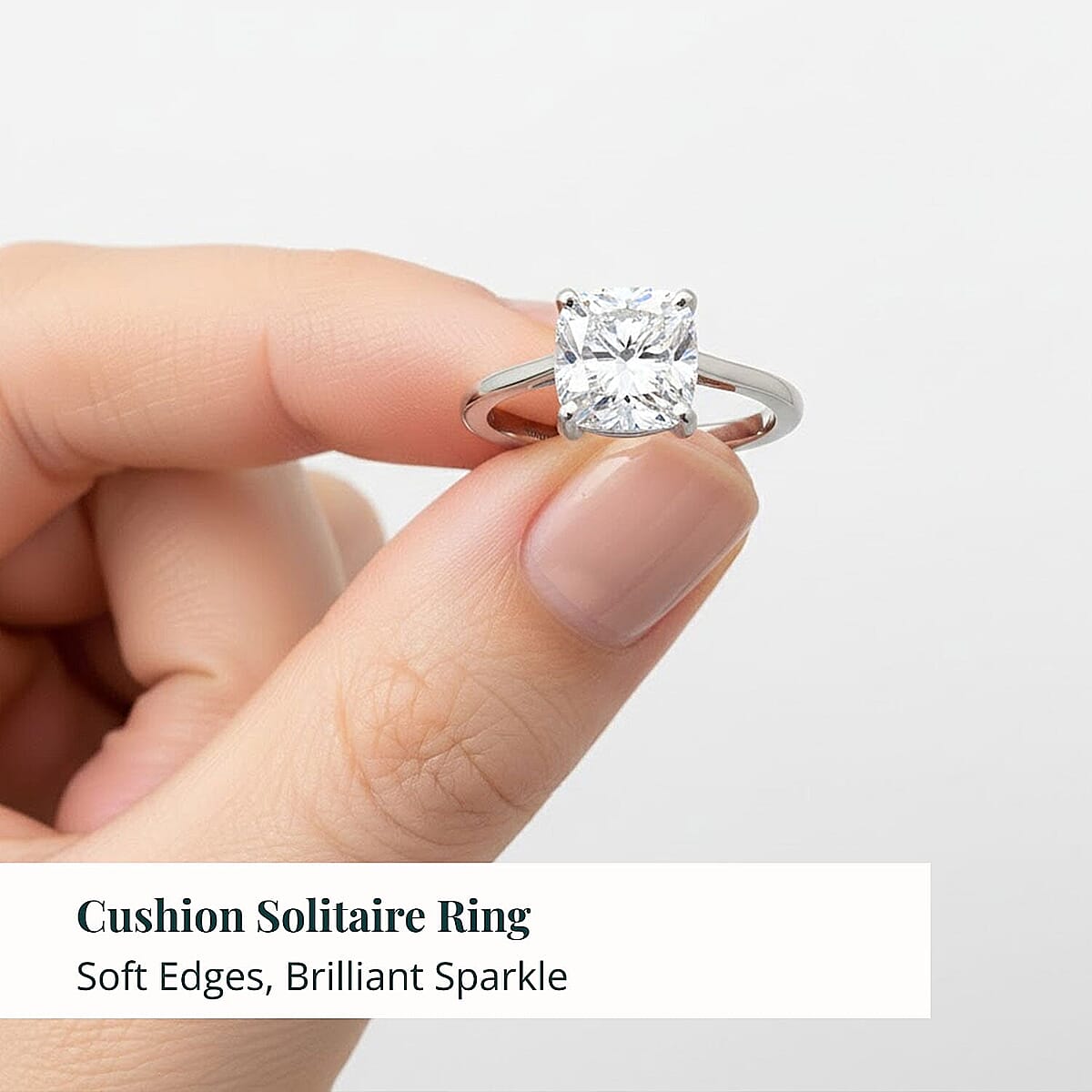 IGI Certified Luxuriant Lab Grown Diamond E-F VS 3.00 ctw Solitaire Ring in 950 Platinum (Size 7.5) 5 Grams image number 6