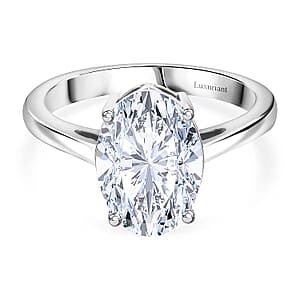 IGI Certified Luxuriant Lab Grown Diamond E-F VS 3.00 ctw Solitaire Ring in 950 Platinum (Size 7.0) 5 Grams