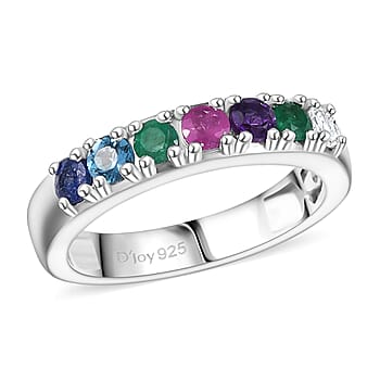 Rhodium Over Sterling Silver / 8 - Product card gallery slide 1 (10178255585593)