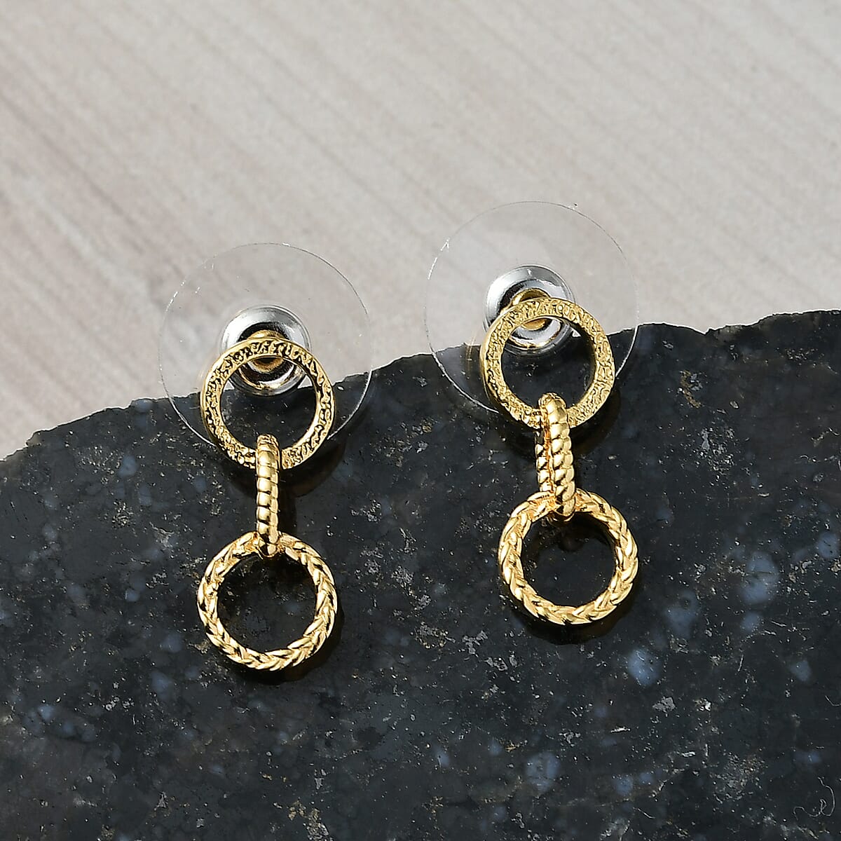 D'Joy Passport to Israel Earrings in 18K Vermeil Yellow Over Sterling Silver 2.35 Grams image number 1