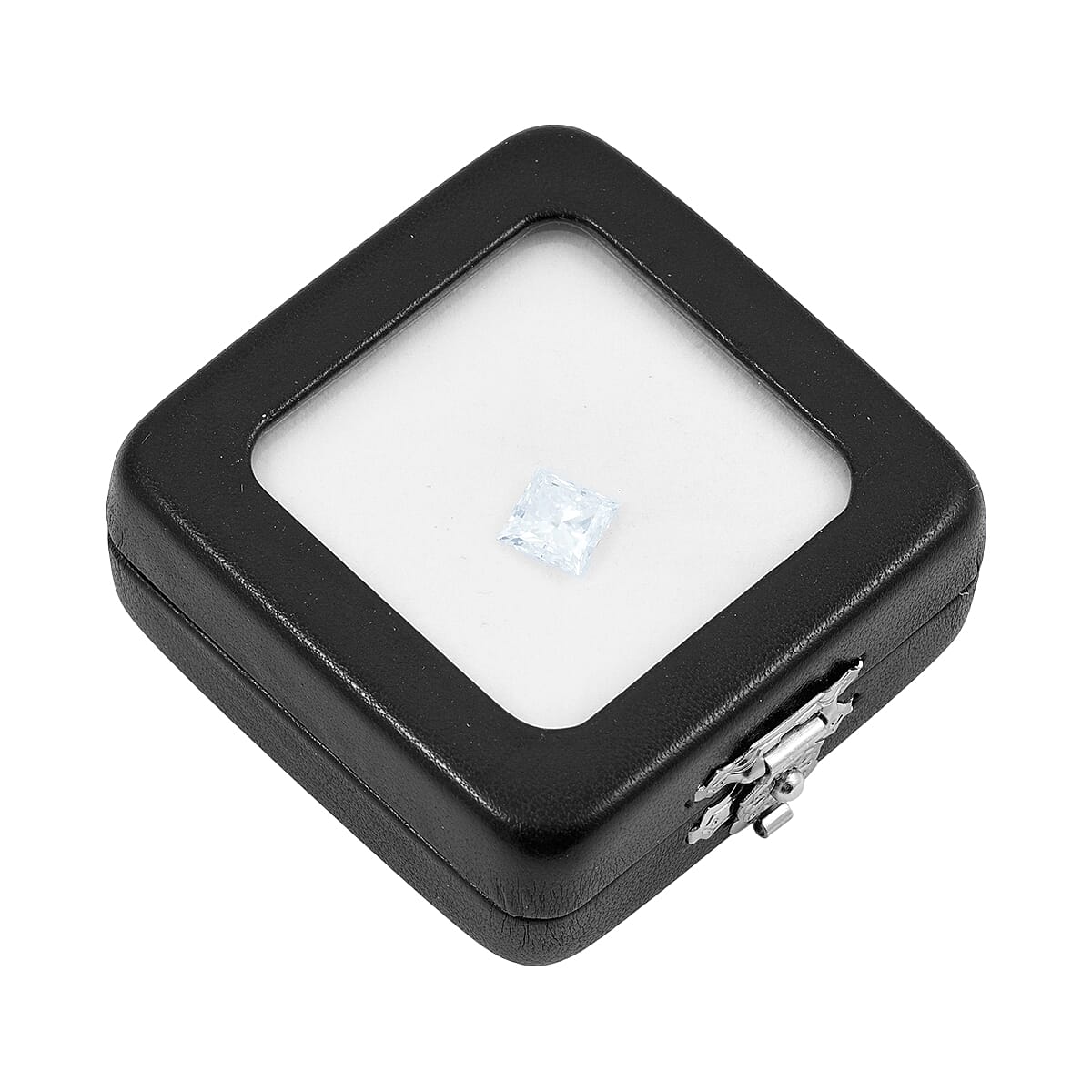 IGI Certified Luxuriant Lab Grown Diamond (Sqr 7.8x7.8 mm) (E-F, VS) 3.10 ctw image number 4