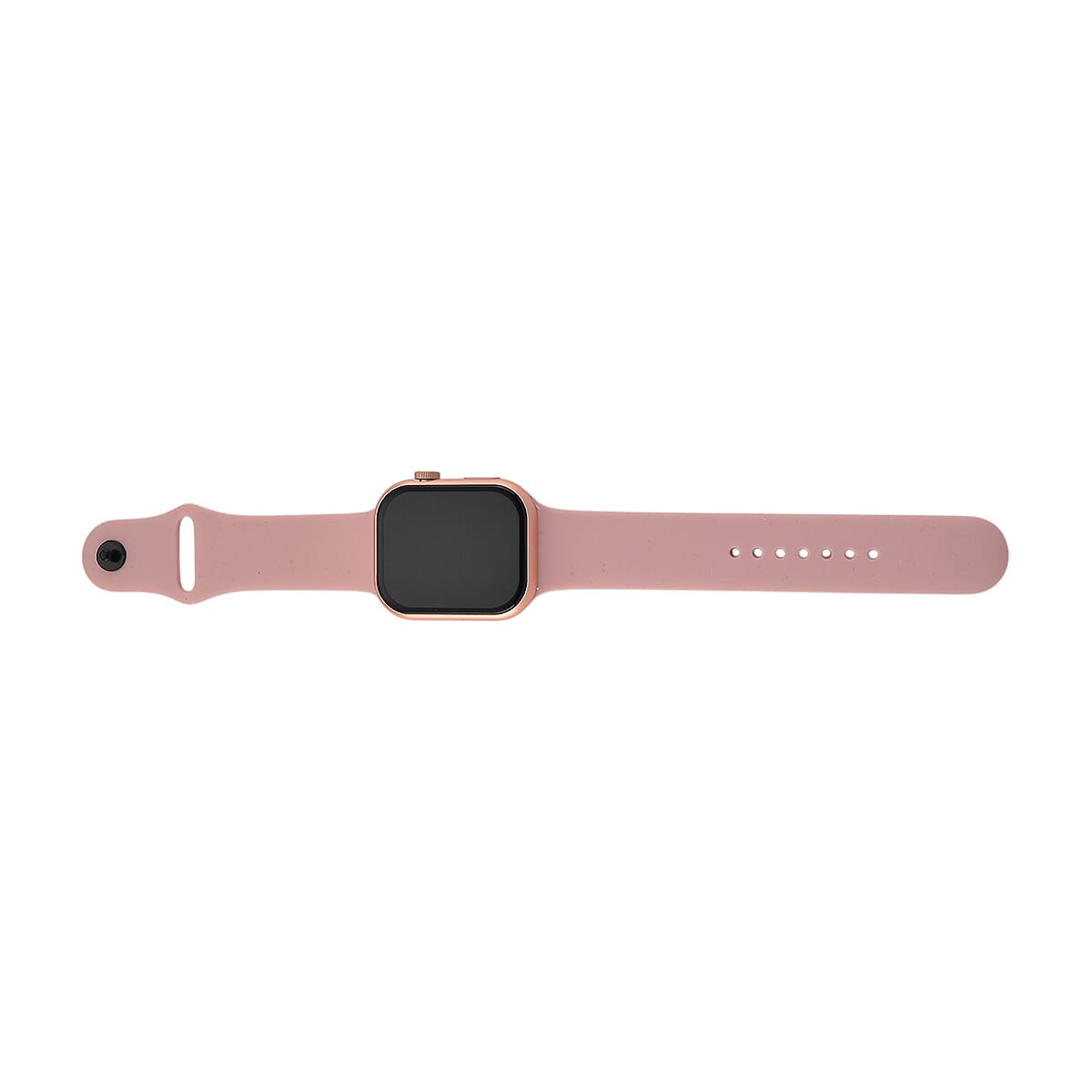 S9 Multi Functional Smart Watch with Pink Silicone and 3-Row Green Aventurine Strap image number 8