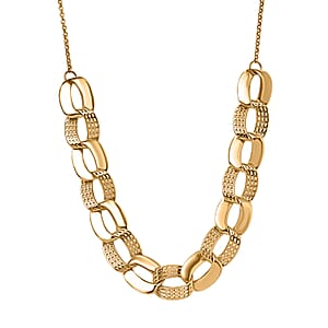 D'Joy Passport to Turkey Fancy Necklace in 18K Vermeil Yellow Gold Over Sterling Silver 19 Grams 18 Inches