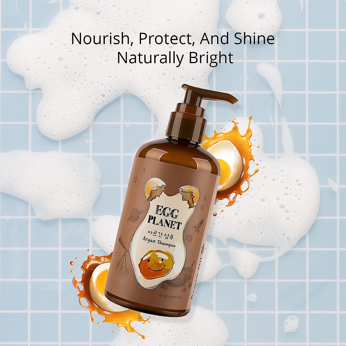 Egg Planet Argan Shampoo by Egg Planet Story (9.4oz) image number 1