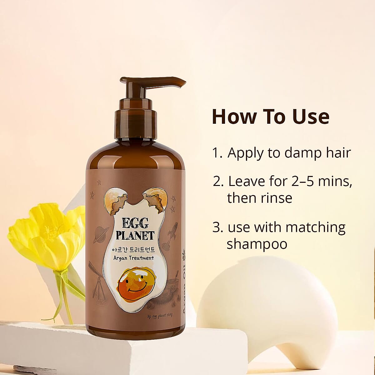 Egg Planet Argan Treatment by Egg Planet Story (9.4oz) image number 4
