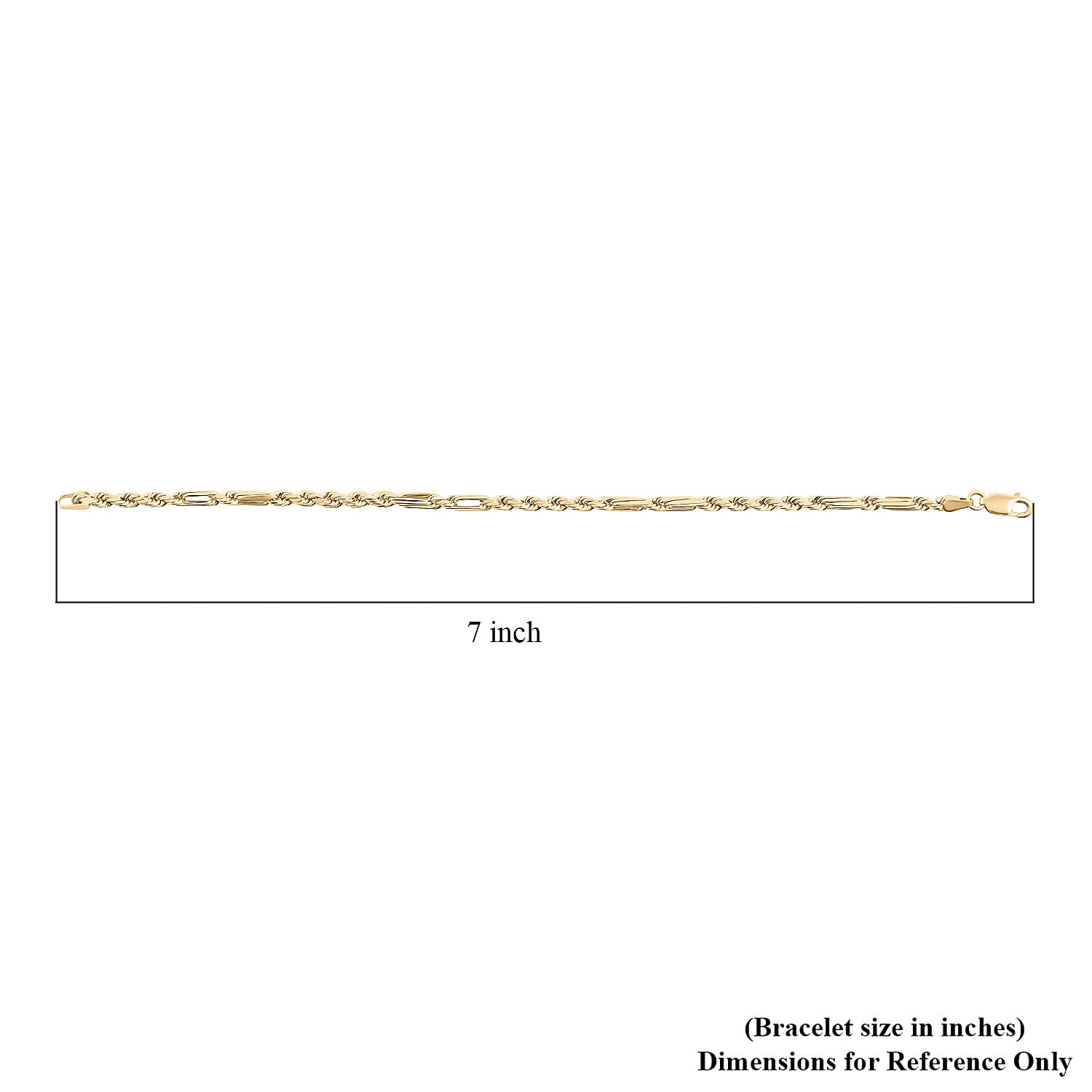 3mm Milano Chain Bracelet in 10K Yellow Gold (7.00 In) 2.10 Grams