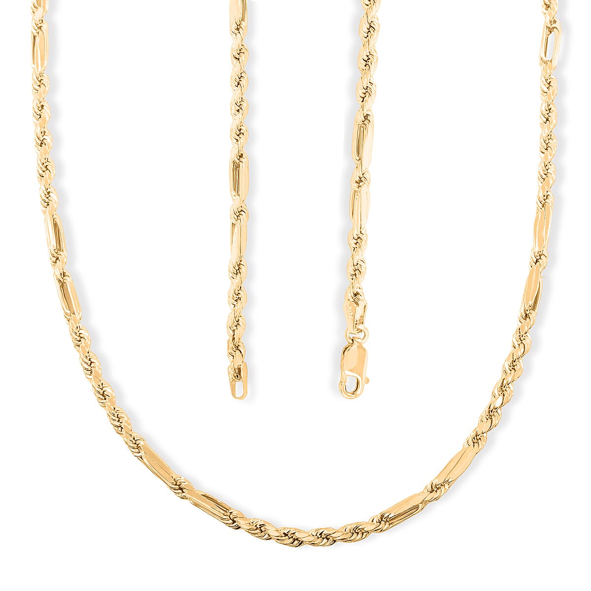 3mm Milano Chain Necklace in 10K Yellow Gold 5.98 Grams 24 Inches image number 2