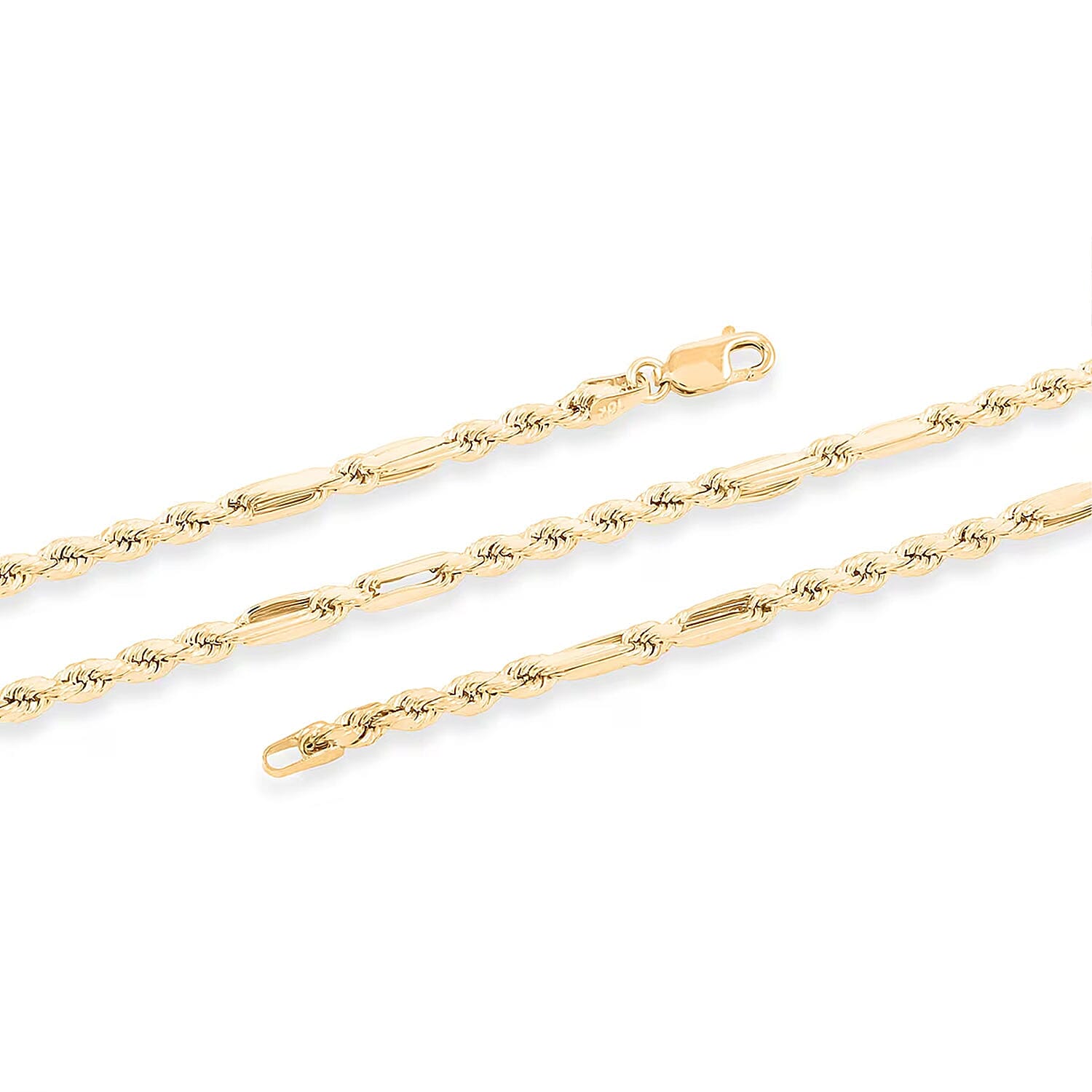 3mm Milano Chain Necklace in 10K Yellow Gold 6.2 Grams 24 Inches