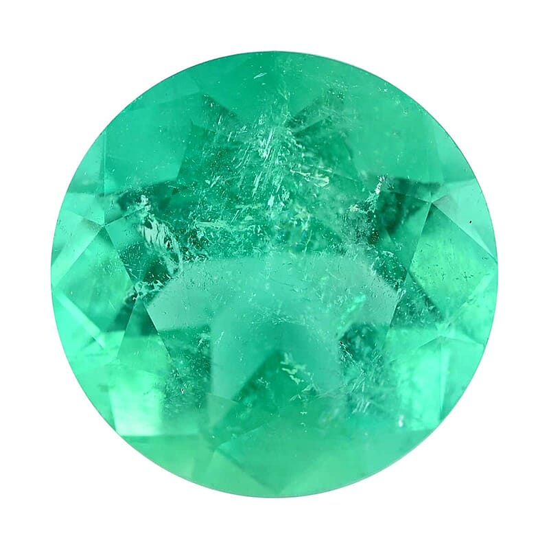 AAAA Gemfield Emerald (Rnd 6 mm) 0.70 ctw