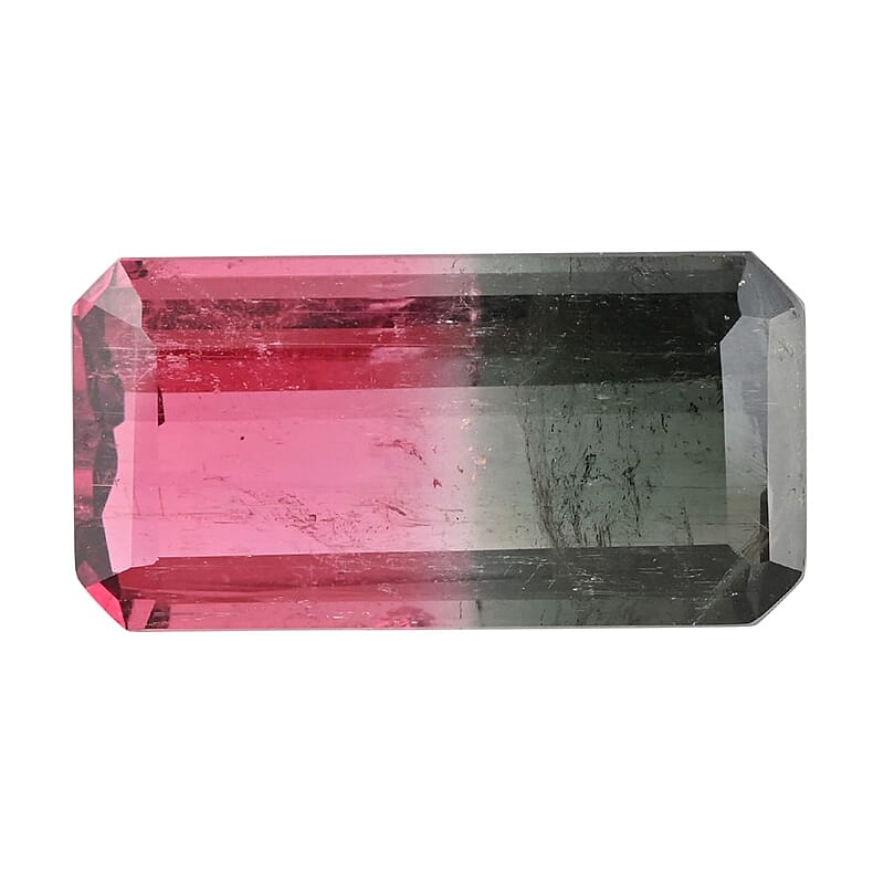 AAAA Bi-Color Tourmaline (Oct Free Size) 2.00 ctw