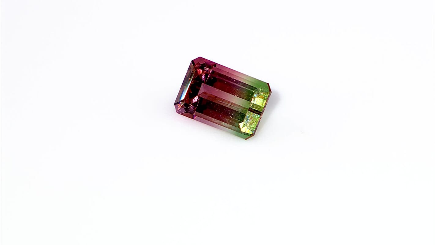 AAAA Bi-Color Tourmaline (Oct Free Size) 2.00 ctw
