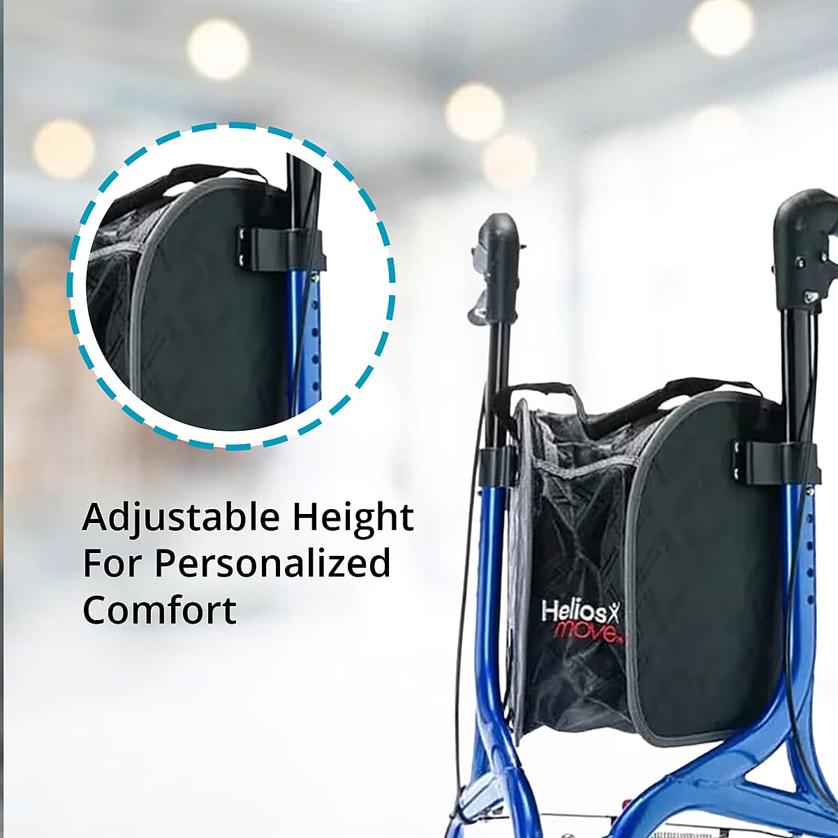 Closeout Helios 3-Wheel Walker -Blue image number 4