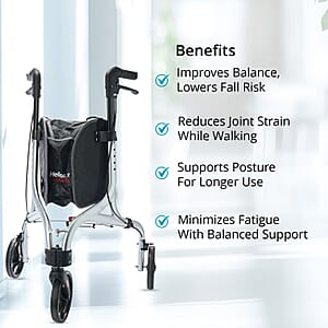 Closeout Helios 3-Wheel Walker -Silver