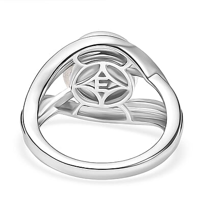 EverTrue Freshwater Pearl Ring in Platinum Bond (Size 8.0)