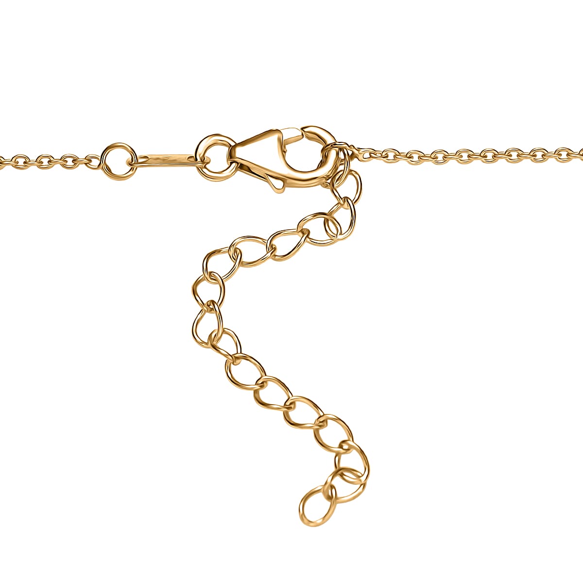 Luxuriant Lab Grown Diamond G-H SI 0.25 ctw Necklace in 18K Vermeil Yellow Gold Over Sterling Silver 18 Inches image number 4