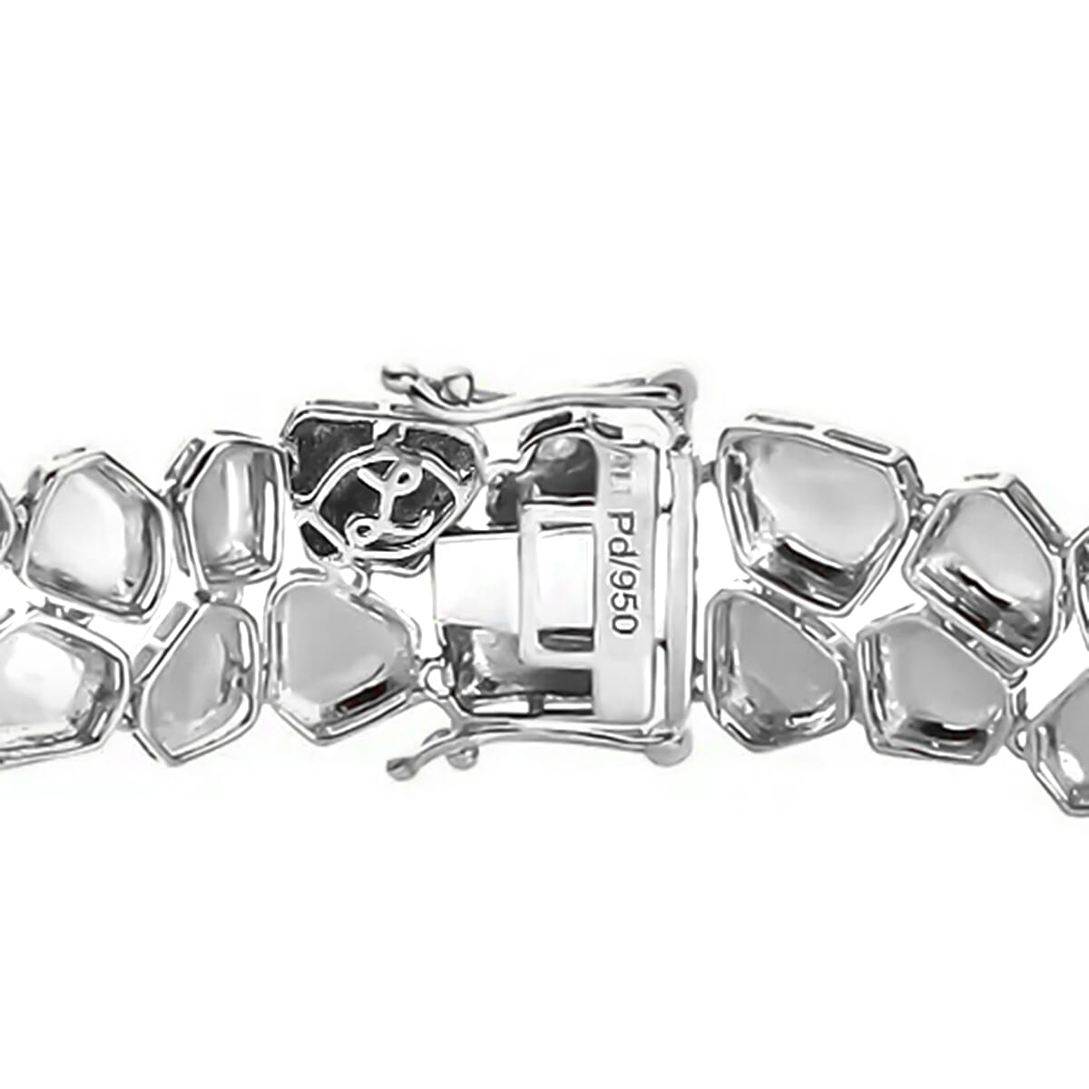 Doorbuster Pebble Path Bracelet in 950 Palladium 16.35 Grams (7.00 In) image number 3