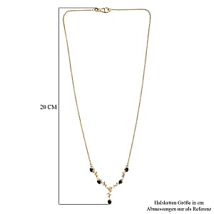 D'Joy Masoala Sapphire 1.50 ctw Necklace (18 Inches) in Sterling Silver