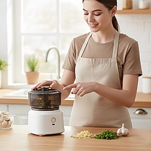 Closeout White Multifunctional USB Rechargeable Chopper