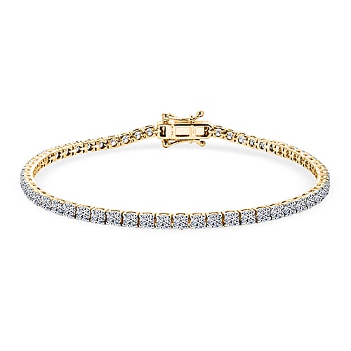 Yellow Gold Over Sterling Silver / 7.25 Inches - Product card gallery slide 1 (9433065914623)
