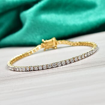 Yellow Gold Over Sterling Silver / 7.25 Inches - Product card gallery slide 2 (10178259419449)