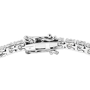 Doorbuster D'Joy Lab Grown Diamond 4.00 ctw Iconic Tennis Bracelet in Rhodium Over Sterling Silver (7.25 In)