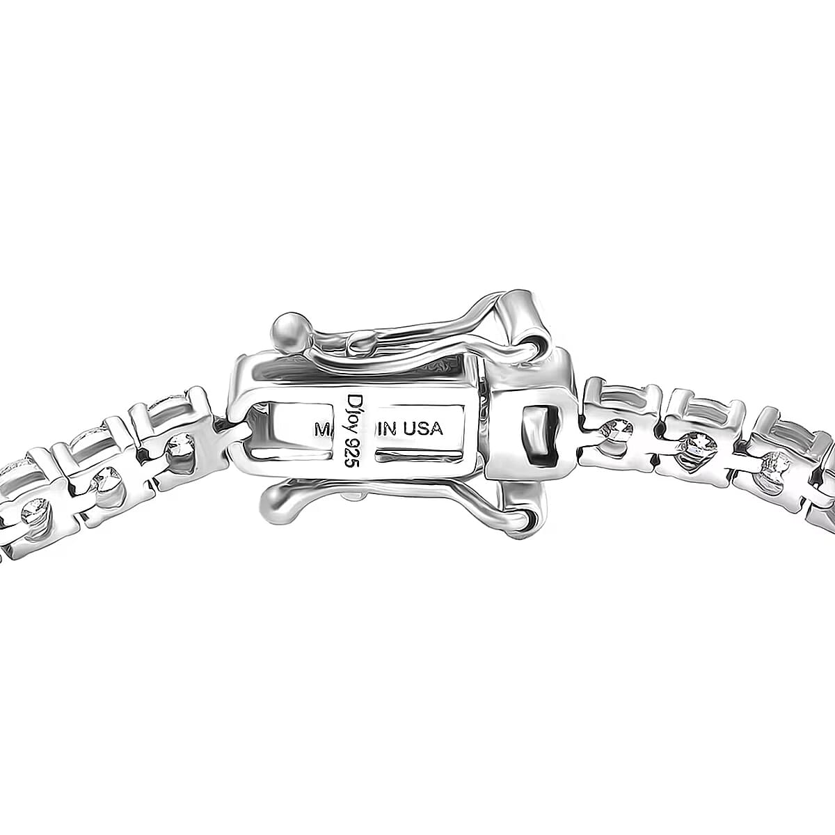Doorbuster D'Joy Lab Grown Diamond 4.00 ctw Iconic Tennis Bracelet in Rhodium Over Sterling Silver (6.50 In) image number 7