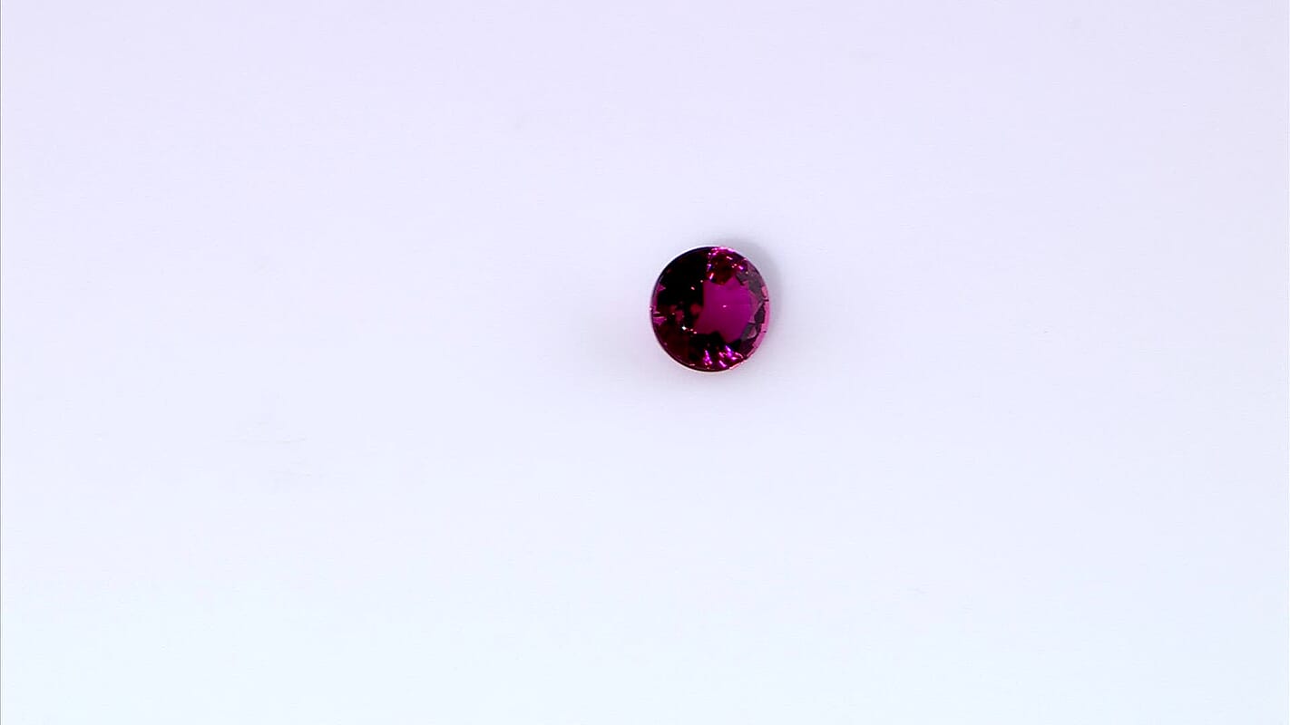 AAAA Ouro Fino Rubellite (Rnd 6 mm) 1.00 ctw