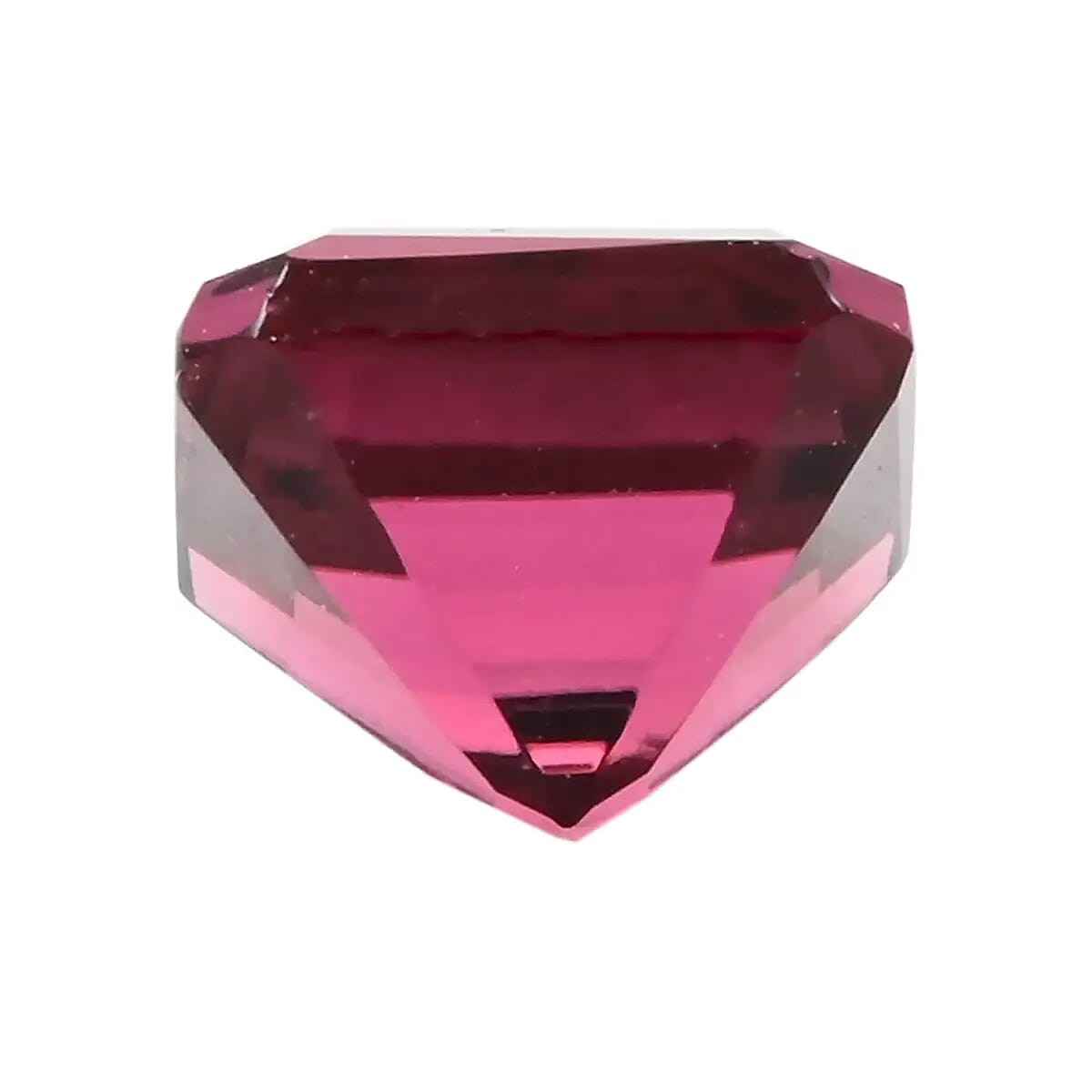 Asscher Cut AAAA Ouro Fino Rubellite (Sqr 6x6 mm) 1.00 ctw image number 2