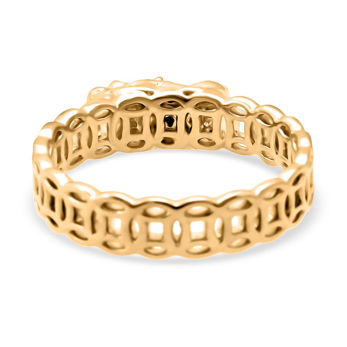 Dragon Ring in 24K Yellow Gold (Size 6.0) 0.85 Grams image number 4