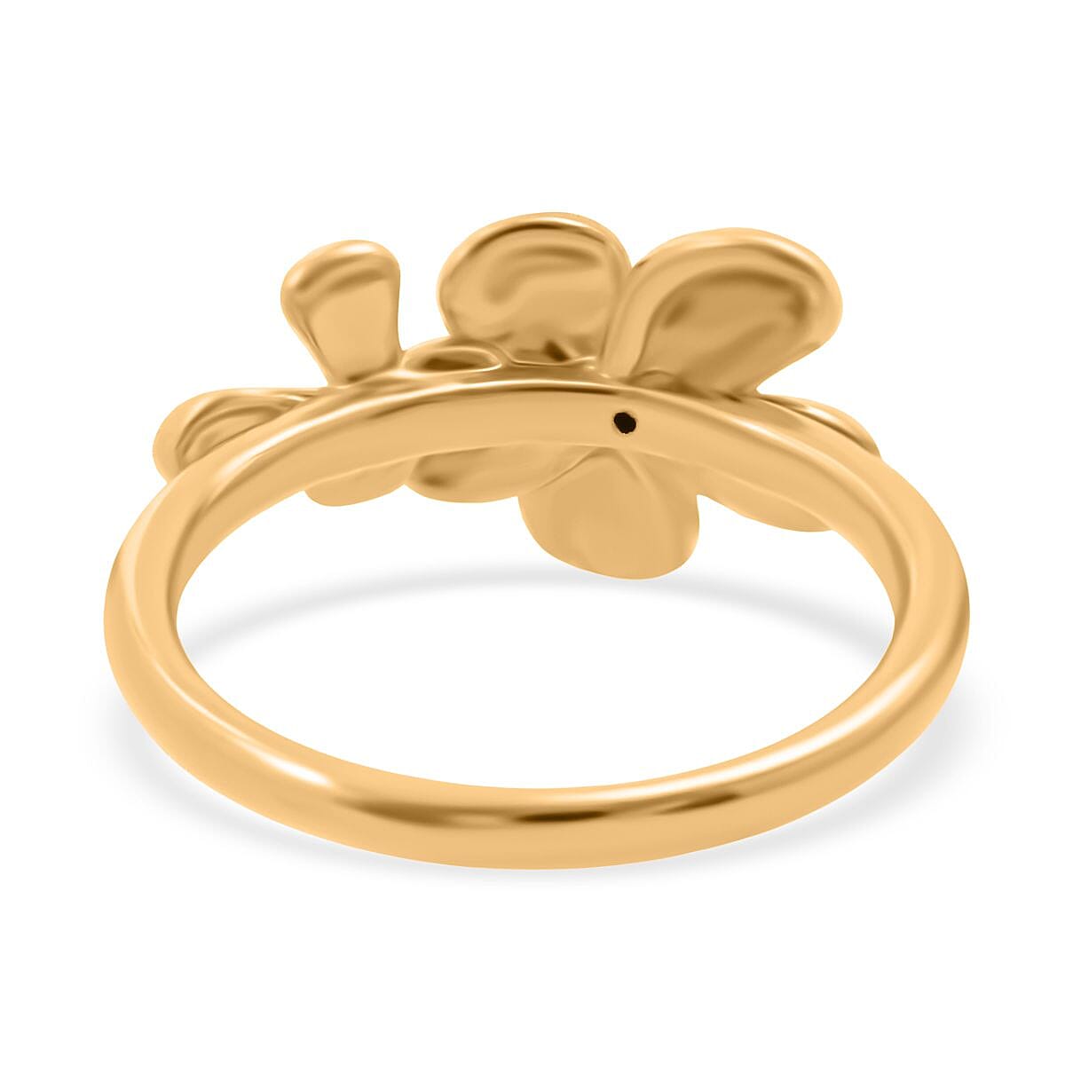 Floral Ring in 24K Yellow Gold (Size 6.0) 0.63 Grams image number 4