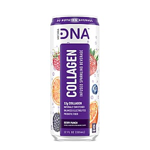 HYDRADNA Collagen Sparkling Beverage - Berry Punch - 12pk
