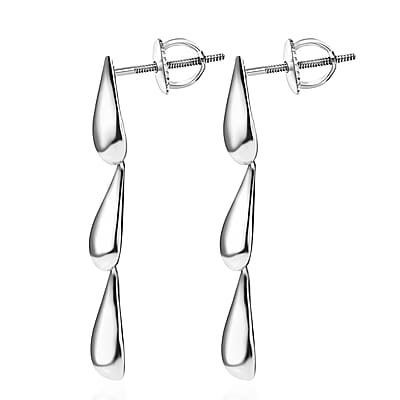 Rhapsody Falling Water Drops Earrings in 950 Platinum 6.40 Grams