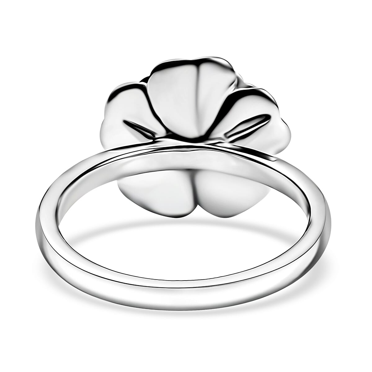 Doorbuster Rhapsody Camellia Bloom Ring in 950 Platinum (Size 6.0) 8.30 Grams image number 4