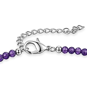 EverTrue Tasmanian Stichtite and Multi Gemstone 15.65 ctw Earthborn Celestial Orbit Elegance Bracelet in Platinum Bond (7.25 In)