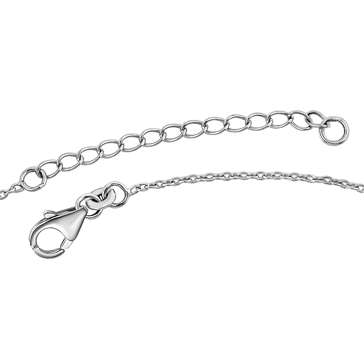 D'Joy Passport to Israel Artisan Crafted White Buffalo 27.50 ctw Necklace in Sterling Silver 18 Inches image number 3