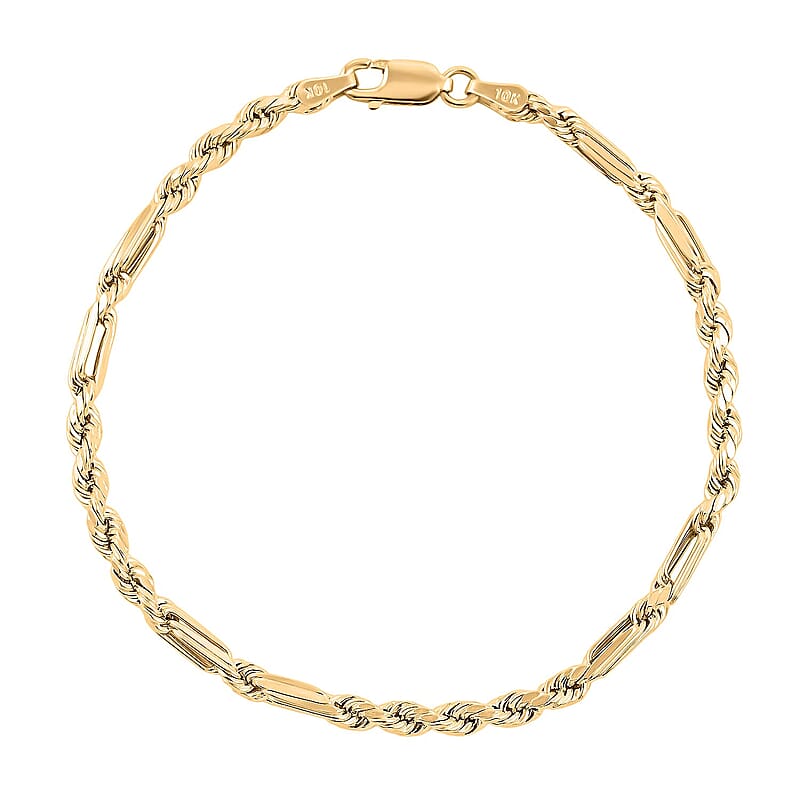 4mm Milano Chain Bracelet in 10K Yellow Gold (8.00 In) 3.13 Grams
